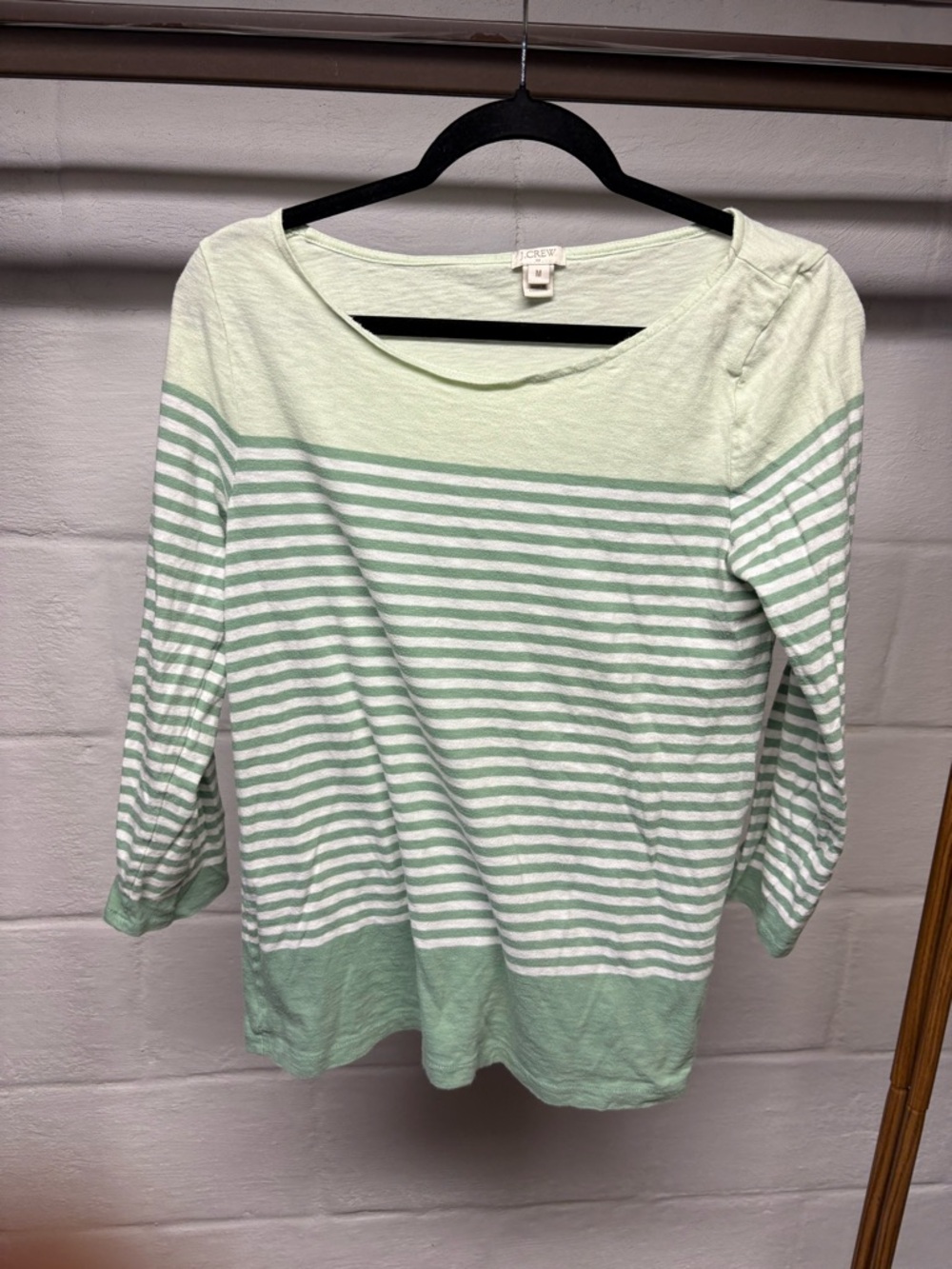 J. Crew striped shirt medium